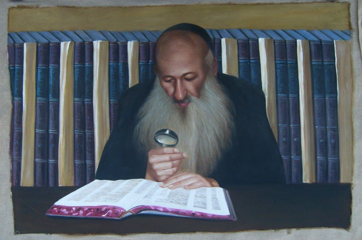 Reb Avrohom learning