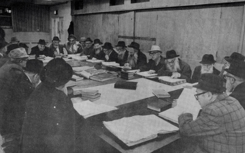 The Daf Yomi shiur in Montreal